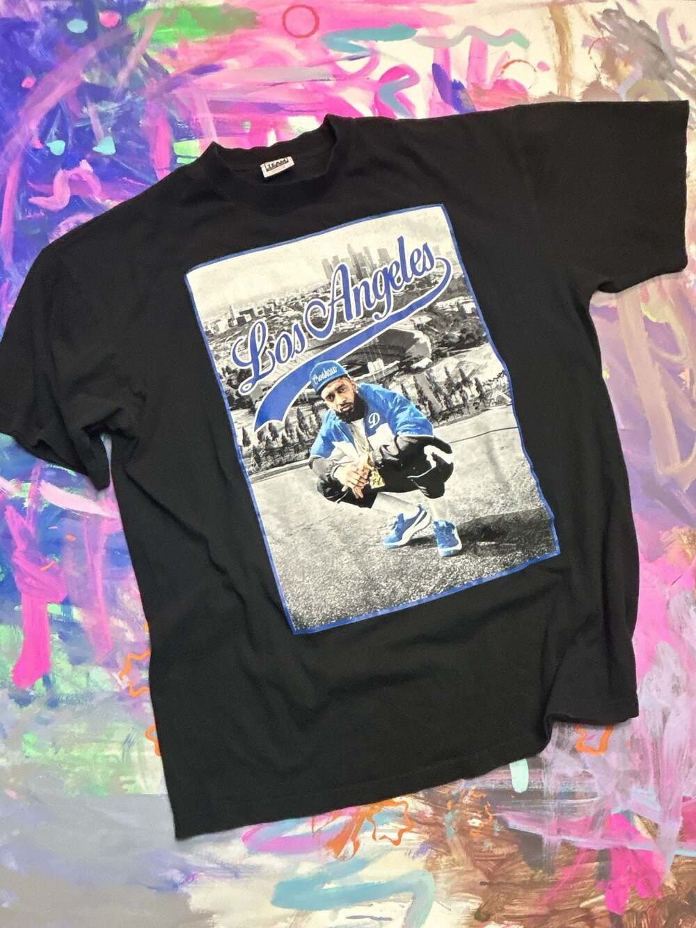 NIPSEY HUSSLE RIP LOS ANGELES TEE SHIRT